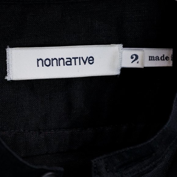 Nonnative Black Linen Shirt - Picture 4 of 11